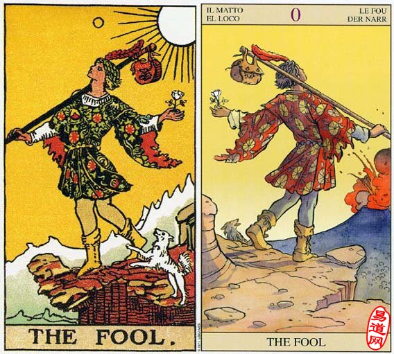 塔罗牌愚人(The Fool)解释 正位逆位释义