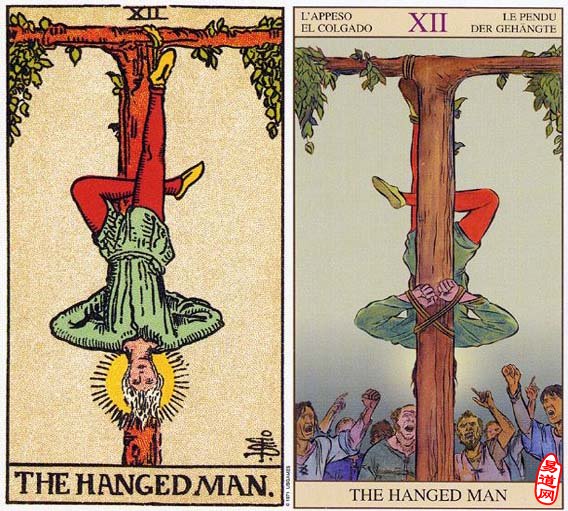 塔罗牌倒吊人（The Hanged Man）解释 正位逆位释义